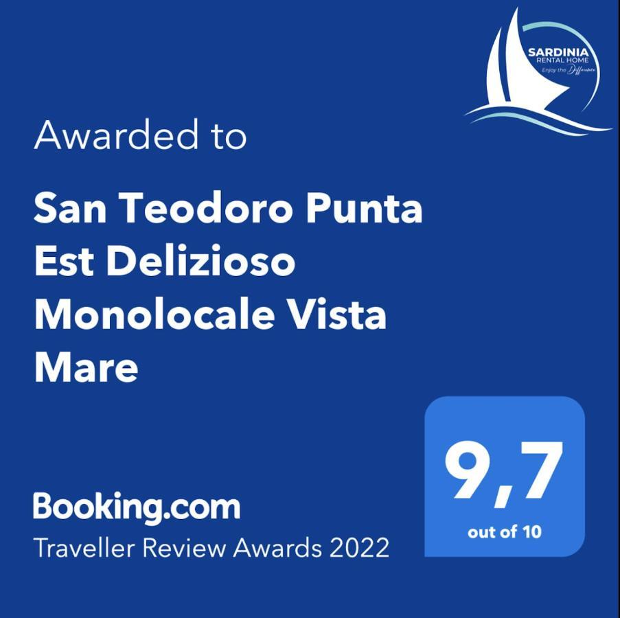 Apartamento San Teodoro Punta Est Delizioso Monolocale Vista Mare Exterior foto